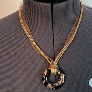 Glass necklace
